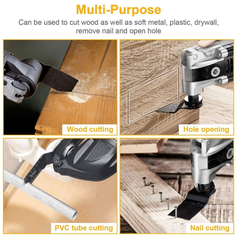 20-Pieces Set: Saw Blade Metal Oscillating Multitool Cutter Fit Home Improvement - DailySale