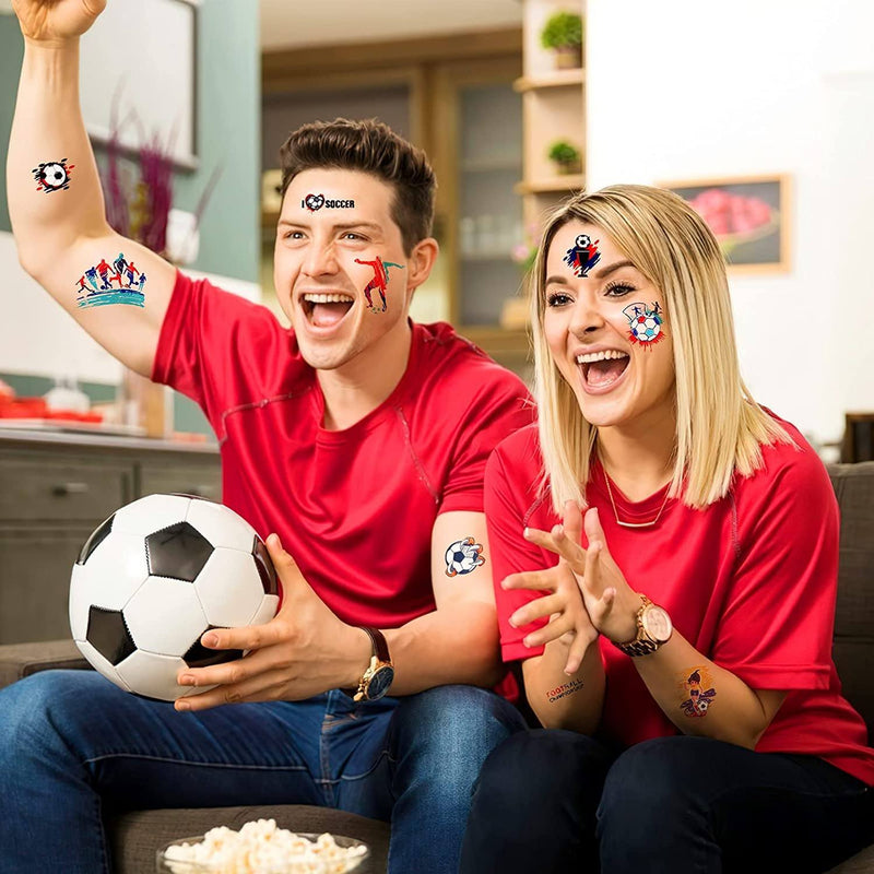 20 Sheet 2022 Football World Cup Football Sports Face Sticker Sports & Outdoors - DailySale
