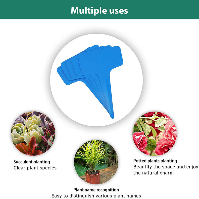 200-Piece: Plastic Plant T-Type Tags Nursery Garden Labels Garden & Patio - DailySale