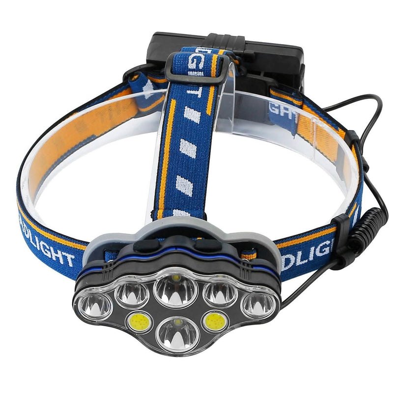 20000LM Rechargeable LED Headlamp with 8 Lighting Modes Sports & Outdoors - DailySale