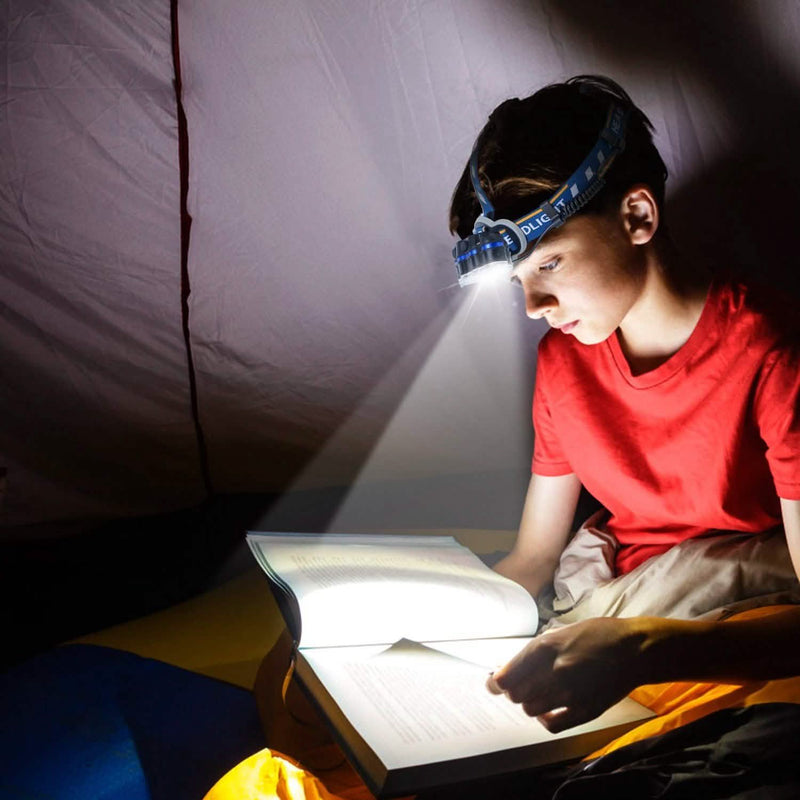 20000LM Rechargeable LED Headlamp with 8 Lighting Modes Sports & Outdoors - DailySale