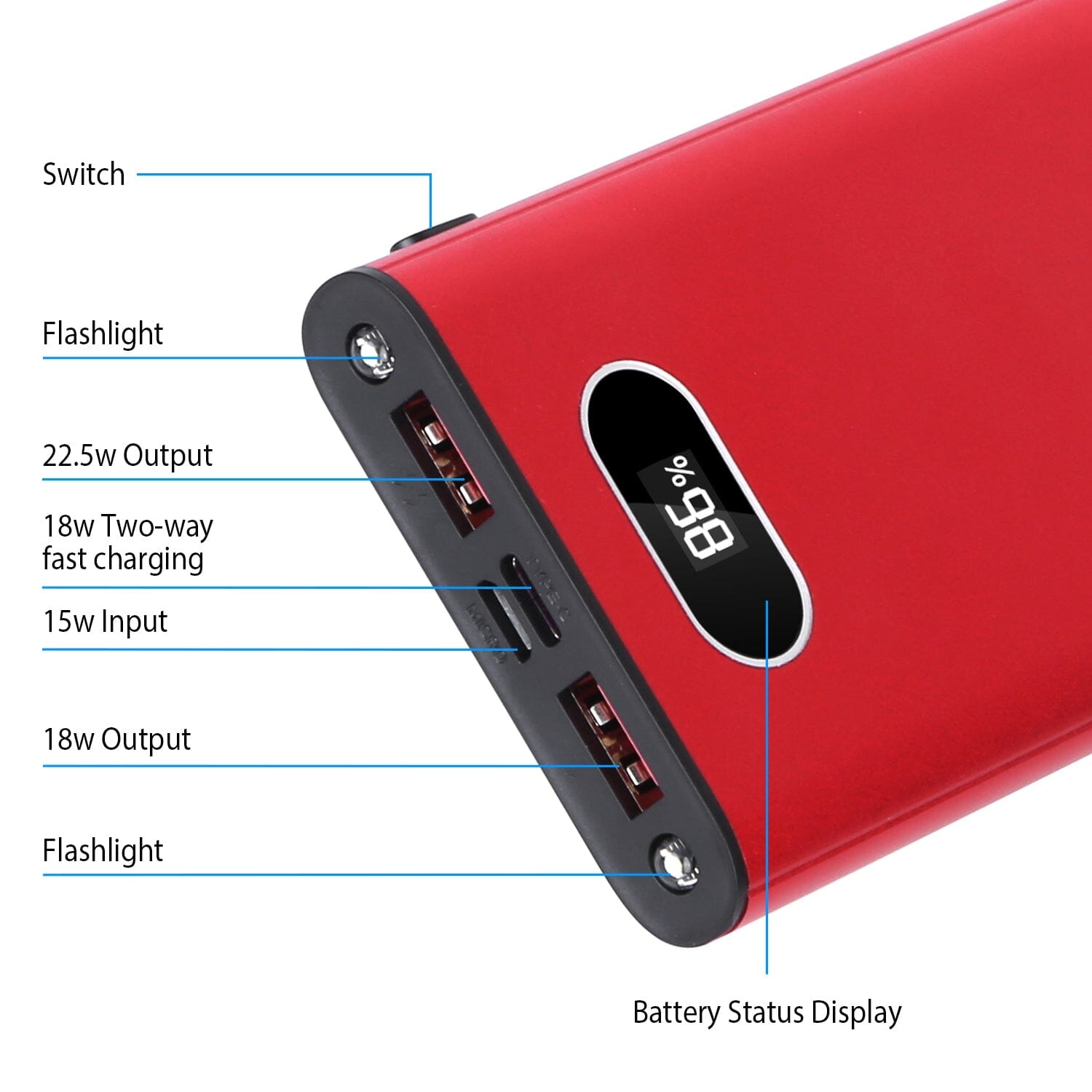 2000mAh Powerbank Portable Charger Mobile Accessories - DailySale