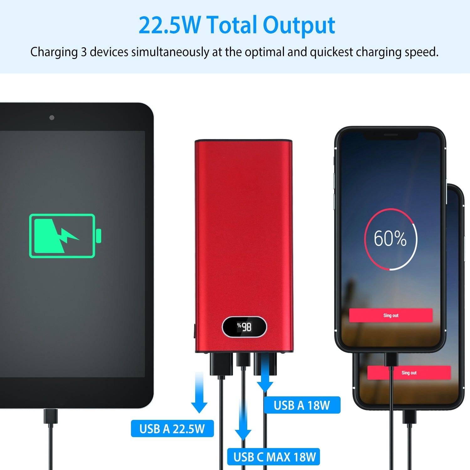 2000mAh Powerbank Portable Charger Mobile Accessories - DailySale