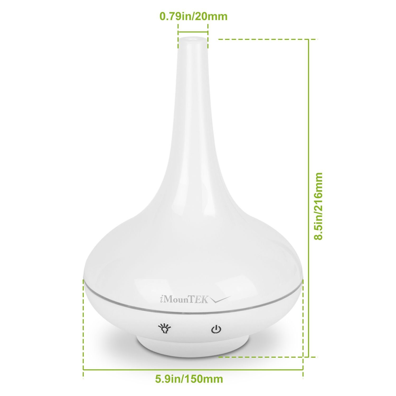 200ml Cool Mist Humidifier Ultrasonic Aroma Essential Wellness - DailySale