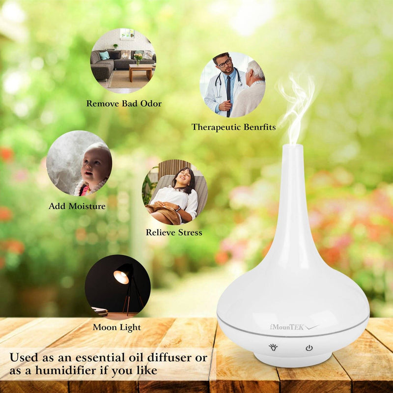200ml Cool Mist Humidifier Ultrasonic Aroma Essential Wellness - DailySale