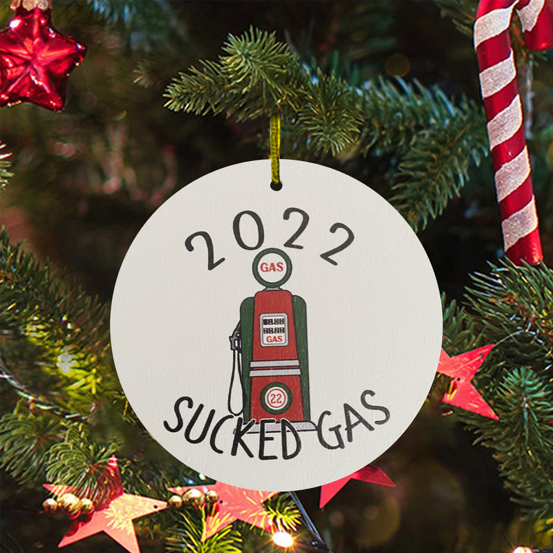 2022 Keepsake Christmas Tree Ornament and Hanging Decorations Holiday Decor & Apparel 2022 Sucked Gas - DailySale