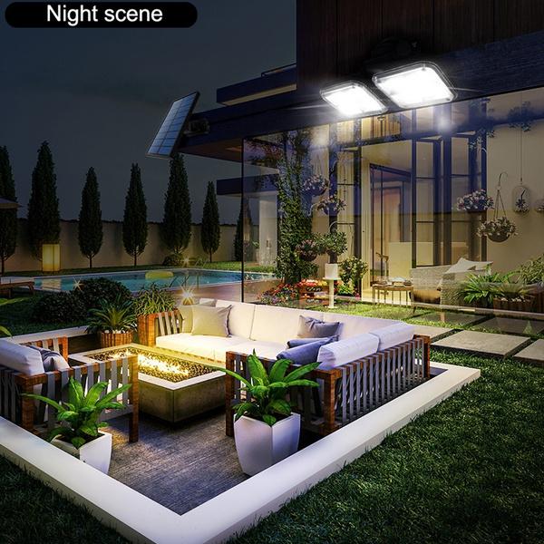 20W Super Bright Solar Lights 120 LED IP65 Waterproof Outdoor Lighting - DailySale
