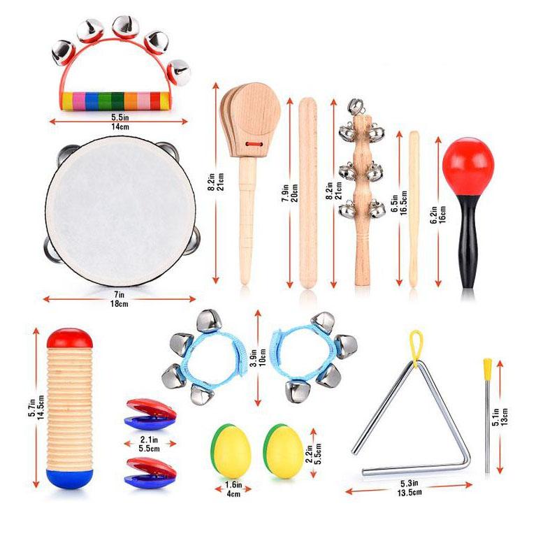 21-Piece Set: Kids Percussion Instrument Toys & Games - DailySale