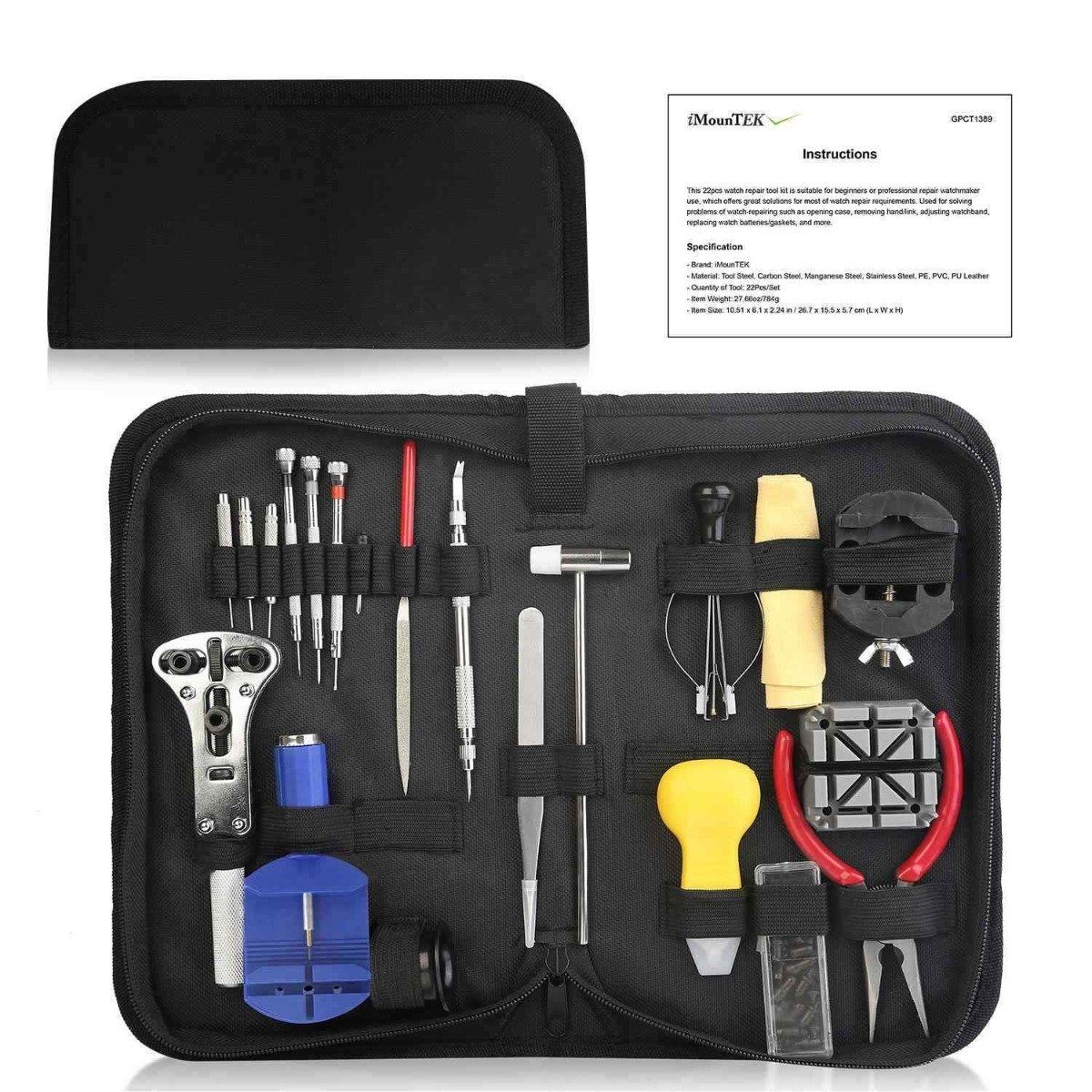 21-Piece: Watch Repair Tool Kit Hand Gadgets & Accessories - DailySale