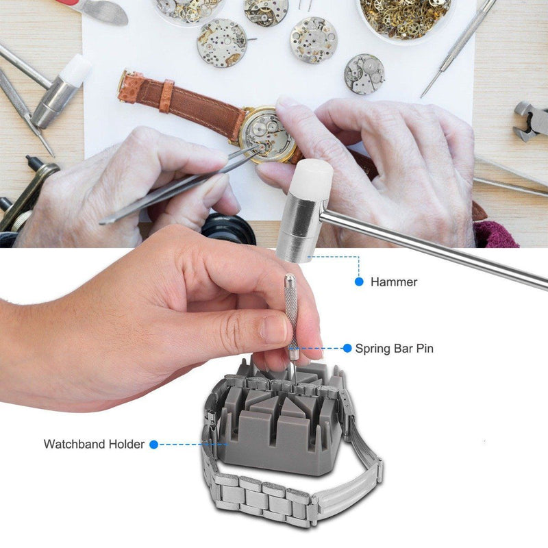 21-Piece: Watch Repair Tool Kit Hand Gadgets & Accessories - DailySale