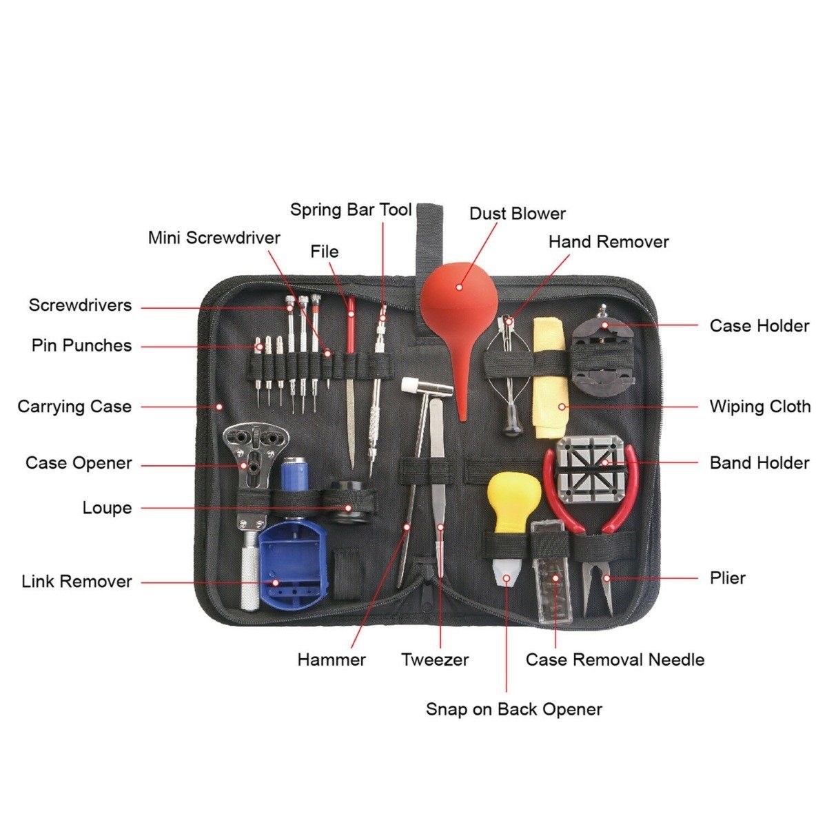 21-Piece: Watch Repair Tool Kit Hand Gadgets & Accessories - DailySale