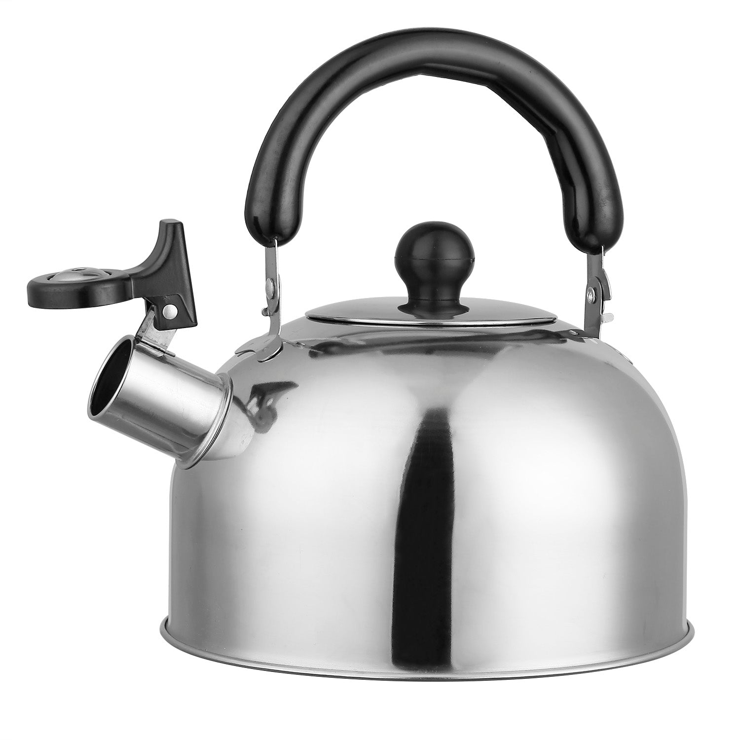 2.1 Quarts Stainless Steel Whistling Tea Kettle Stovetop Induction Gas Teapot Kitchen Tools & Gadgets - DailySale