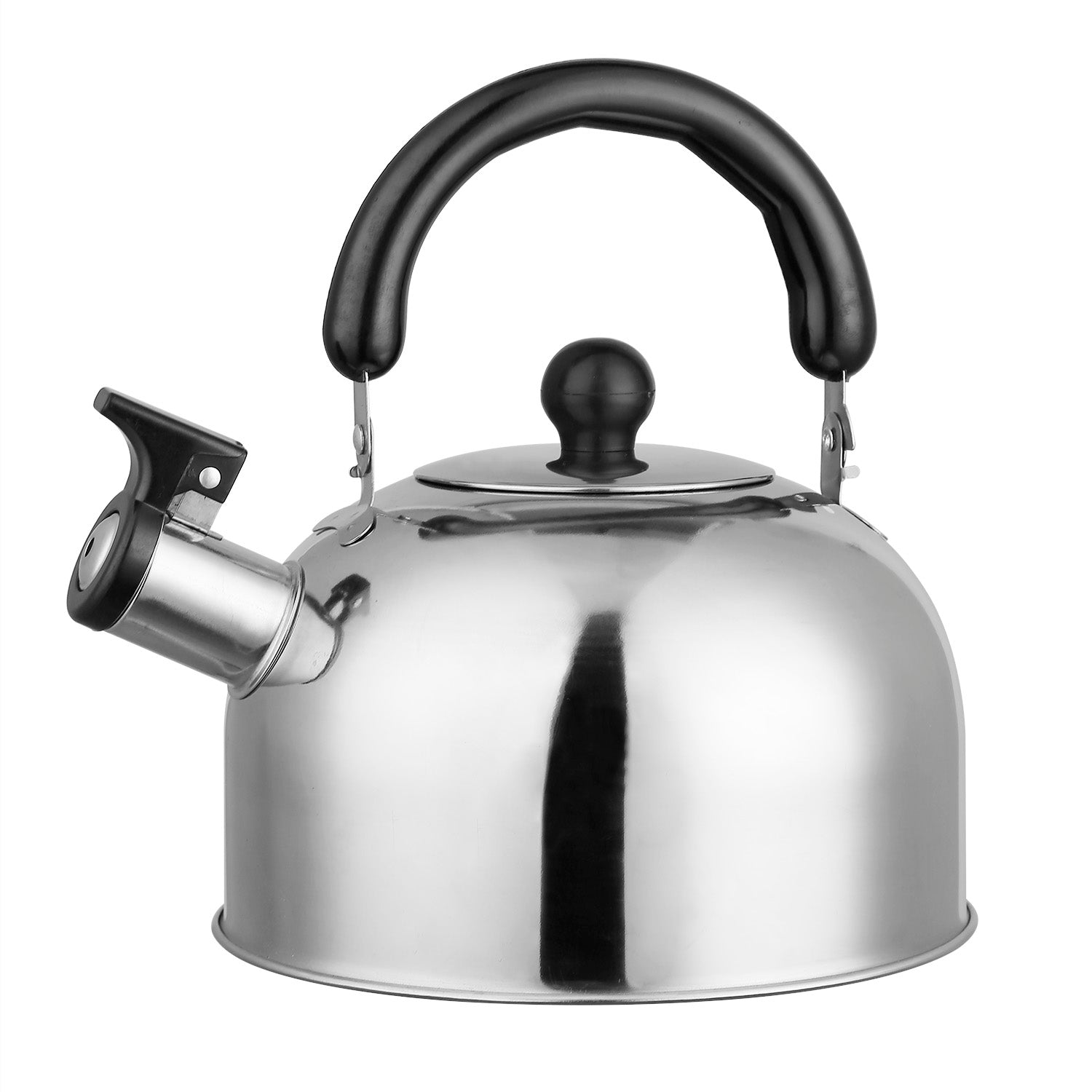 2.1 Quarts Stainless Steel Whistling Tea Kettle Stovetop Induction Gas Teapot Kitchen Tools & Gadgets - DailySale