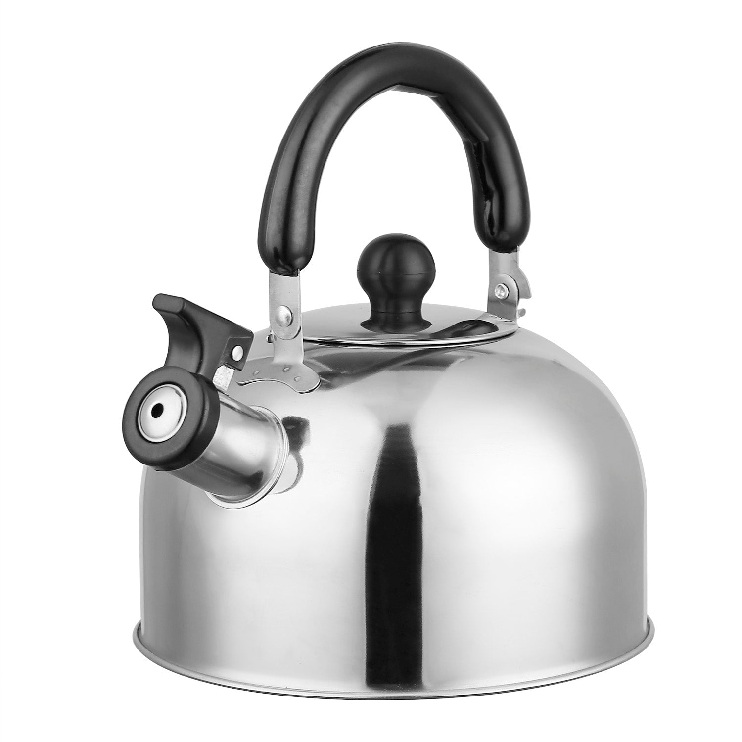 2.1 Quarts Stainless Steel Whistling Tea Kettle Stovetop Induction Gas Teapot Kitchen Tools & Gadgets - DailySale