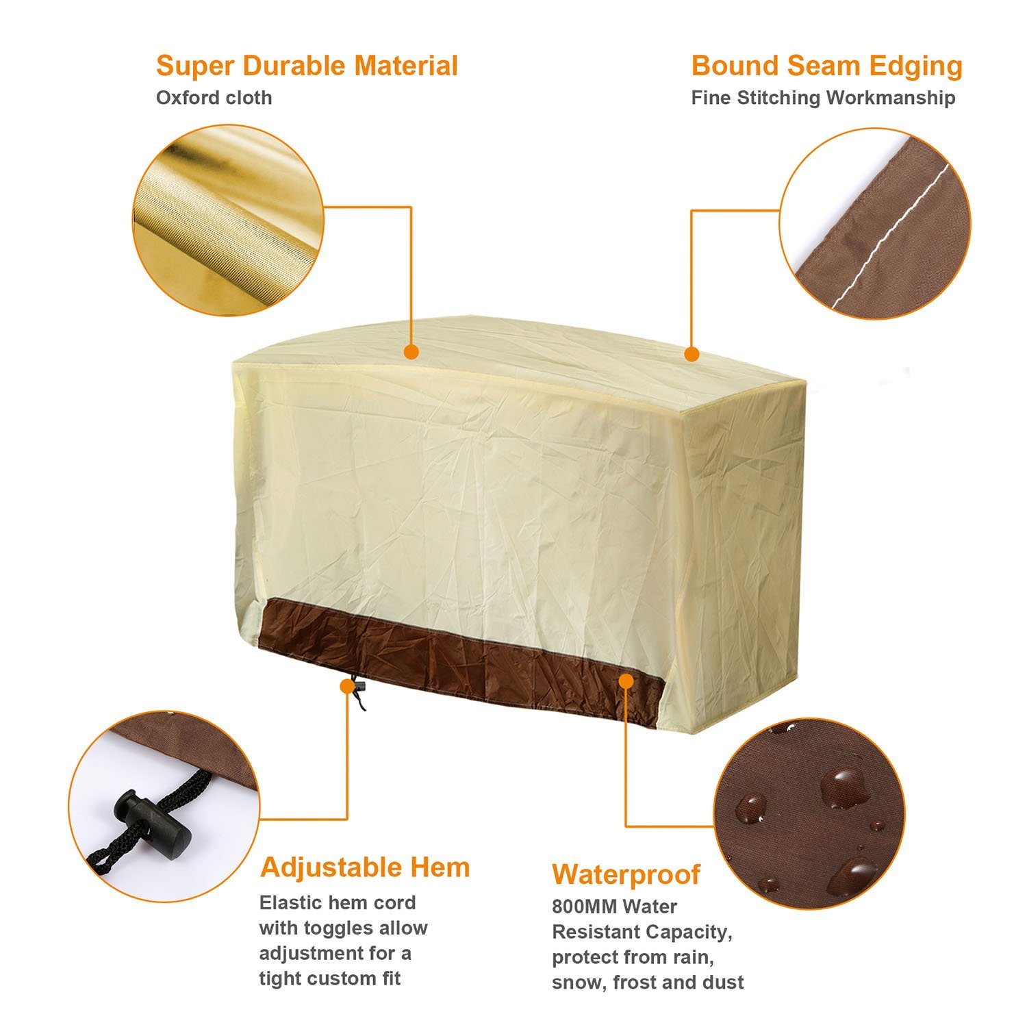 210D Waterproof Outdoor BBQ Grill Cover Garden & Patio - DailySale