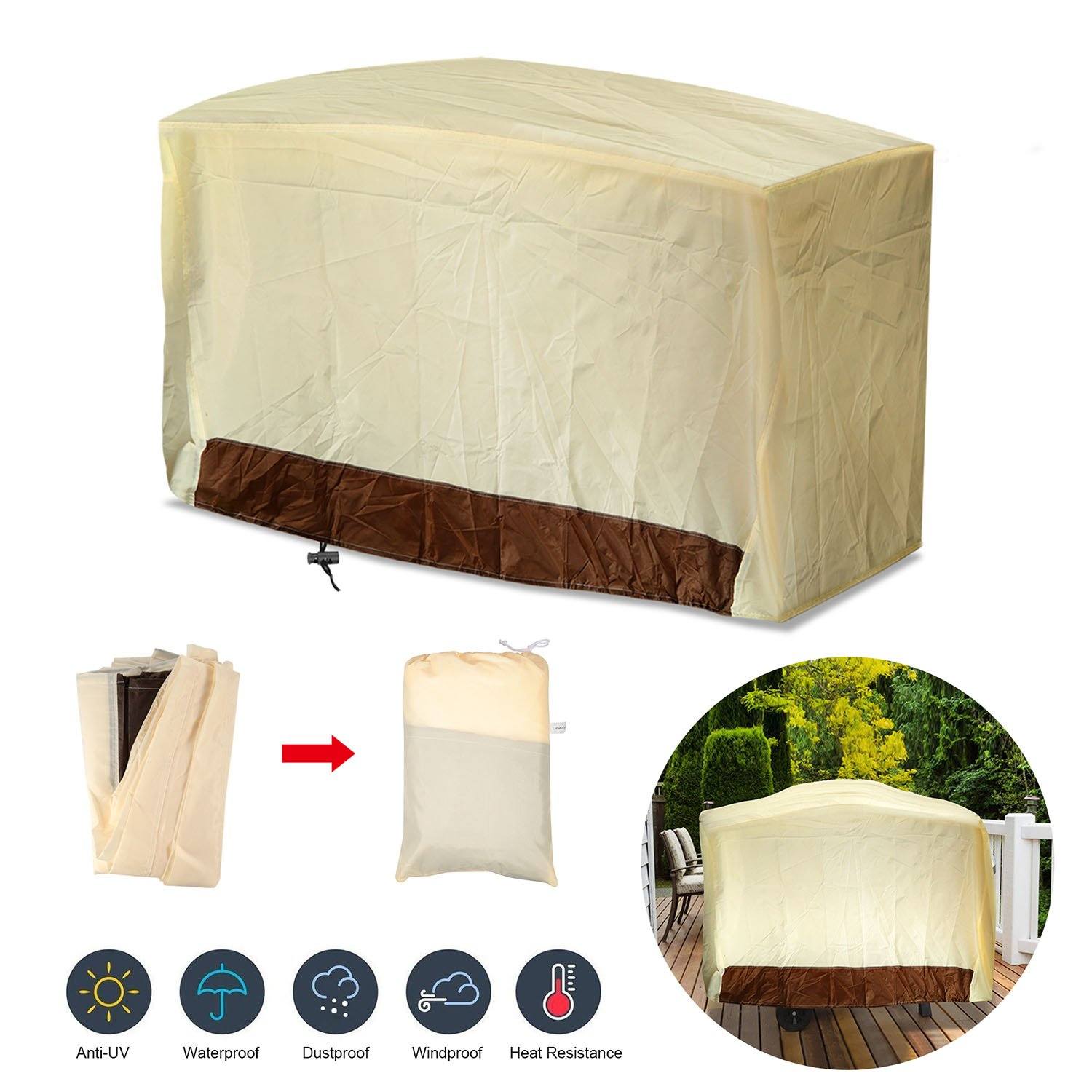 210D Waterproof Outdoor BBQ Grill Cover Garden & Patio - DailySale