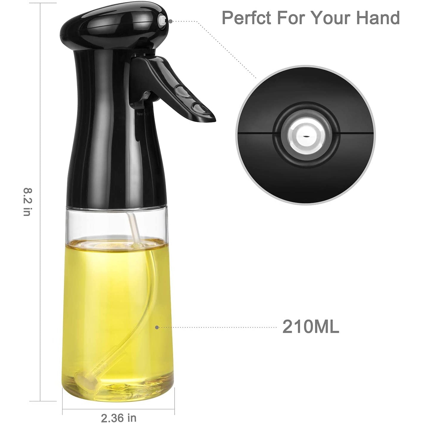 210ml Cooking Oil Sprayer Kitchen Tools & Gadgets - DailySale