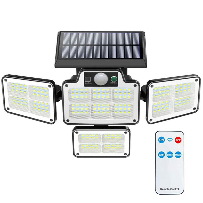 216 LEDs Solar Outdoor Light Motion Sensor Security Wireless Lamp Outdoor Lighting - DailySale