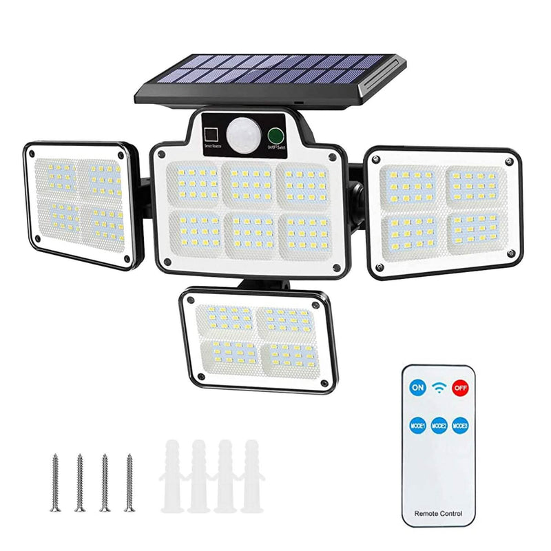 216 LEDs Solar Outdoor Light Motion Sensor Security Wireless Lamp Outdoor Lighting - DailySale