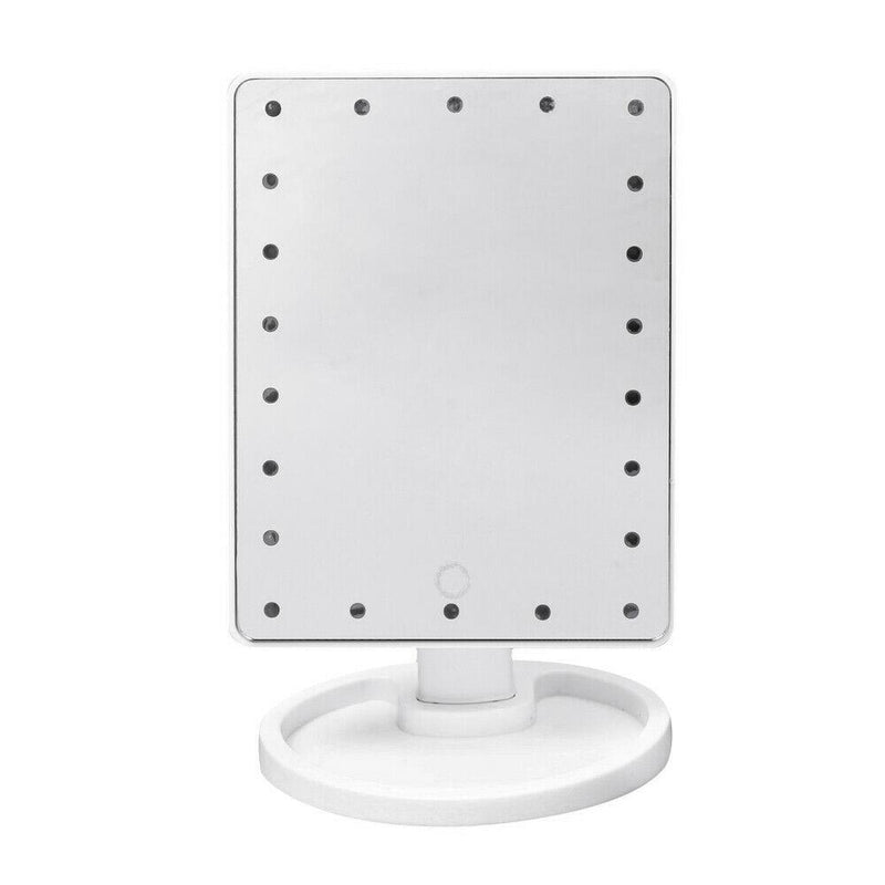 22 LED Touch Screen Desktop Stand Mirror