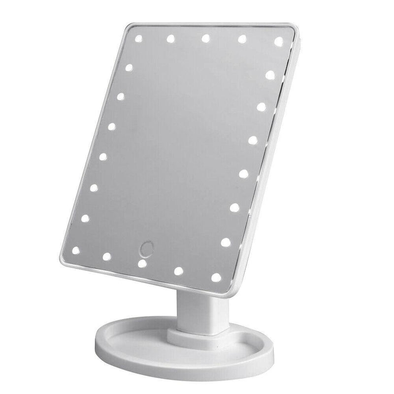 22 LED Touch Screen Desktop Stand Mirror