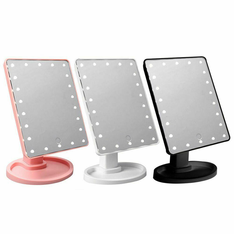 22 LED Touch Screen Desktop Stand Mirror Beauty & Personal Care - DailySale