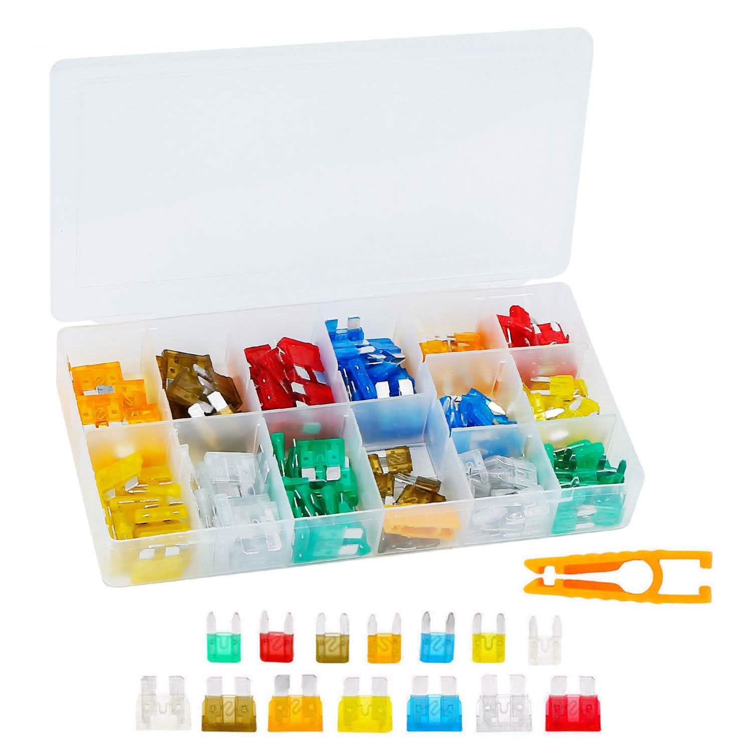 220-Piece: Car Blade Fuses Assortment Automotive - DailySale