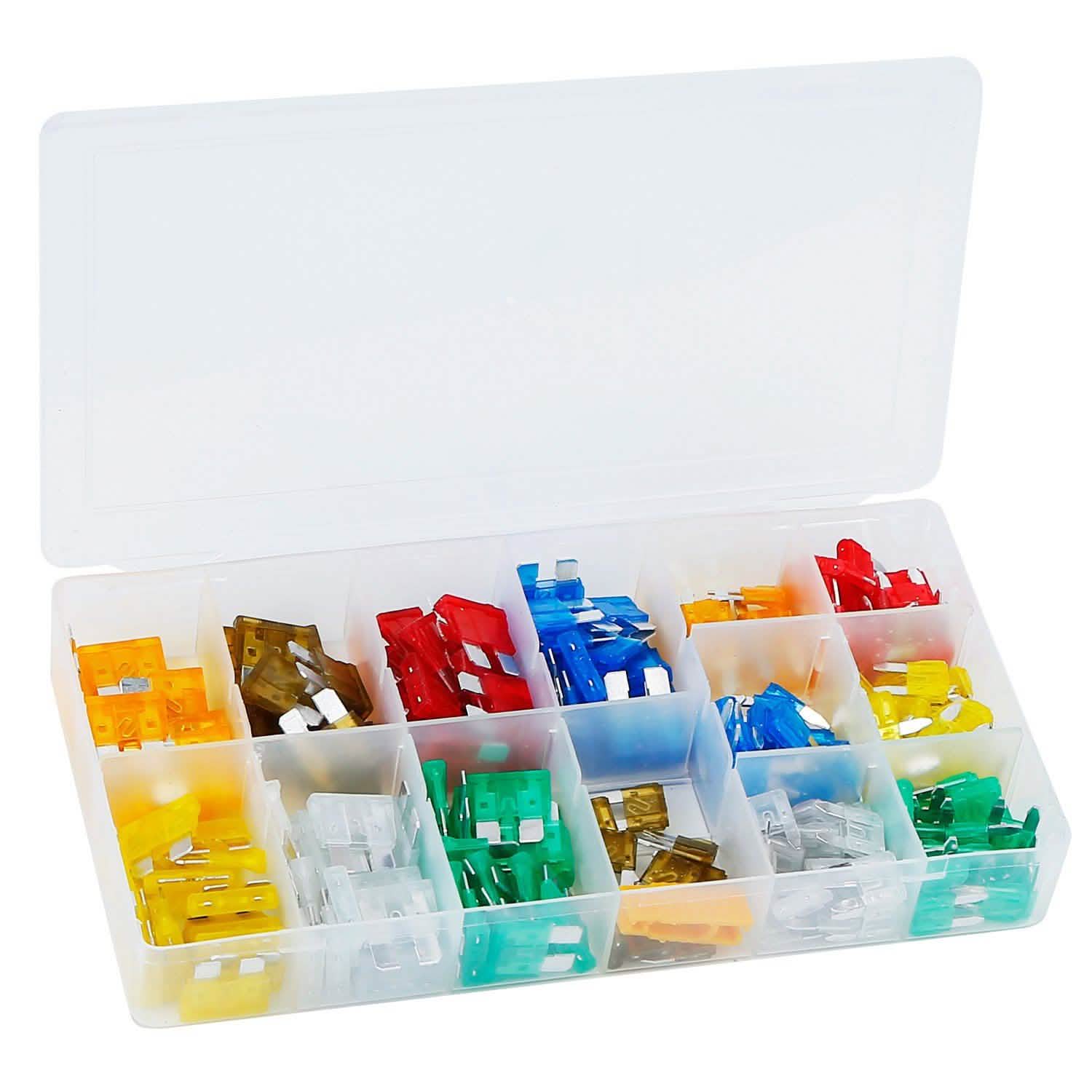 220-Piece: Car Blade Fuses Assortment Automotive - DailySale