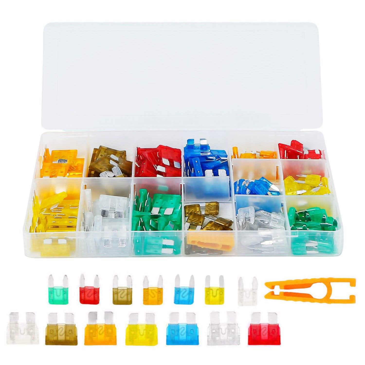 220-Piece: Car Blade Fuses Assortment Automotive - DailySale