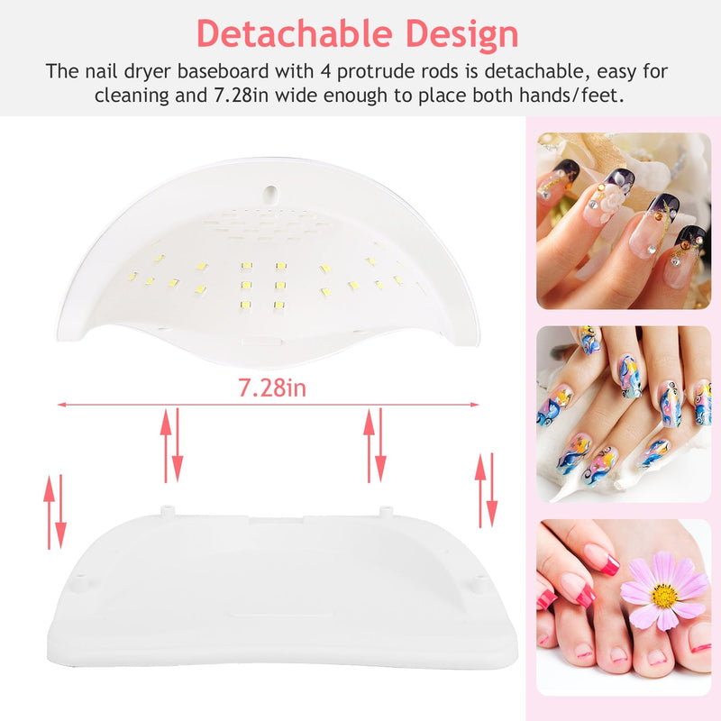 220W UV LED Nail Lamp Gel Polish Dryer Beauty & Personal Care - DailySale
