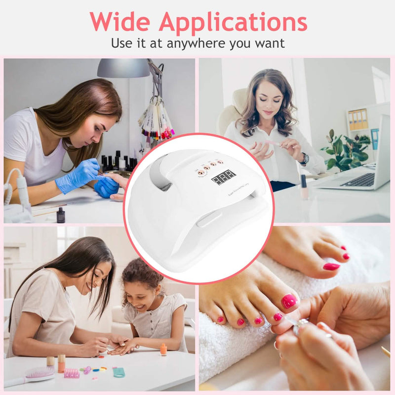 220W UV LED Nail Lamp Gel Polish Dryer Beauty & Personal Care - DailySale
