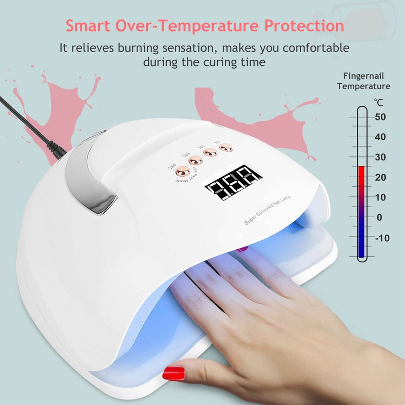220W UV LED Nail Lamp Gel Polish Dryer Beauty & Personal Care - DailySale