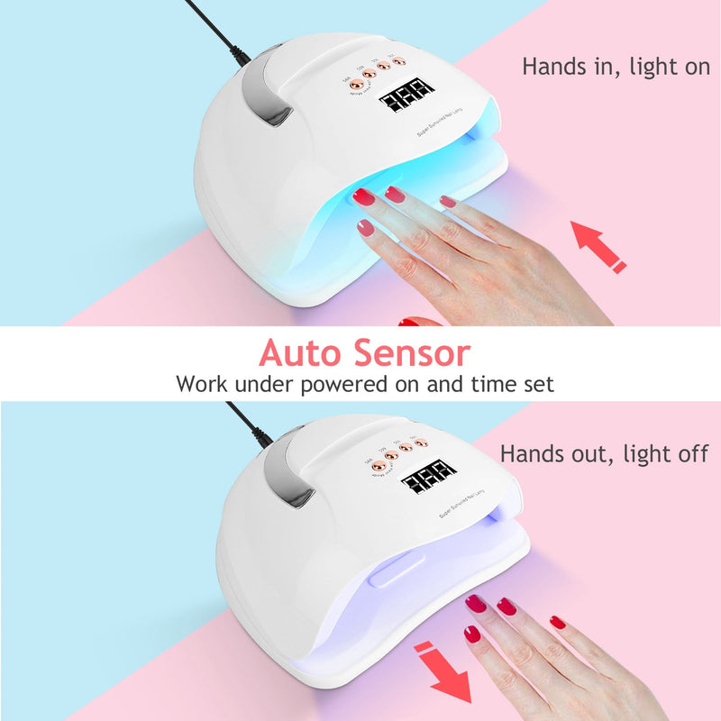 220W UV LED Nail Lamp Gel Polish Dryer Beauty & Personal Care - DailySale