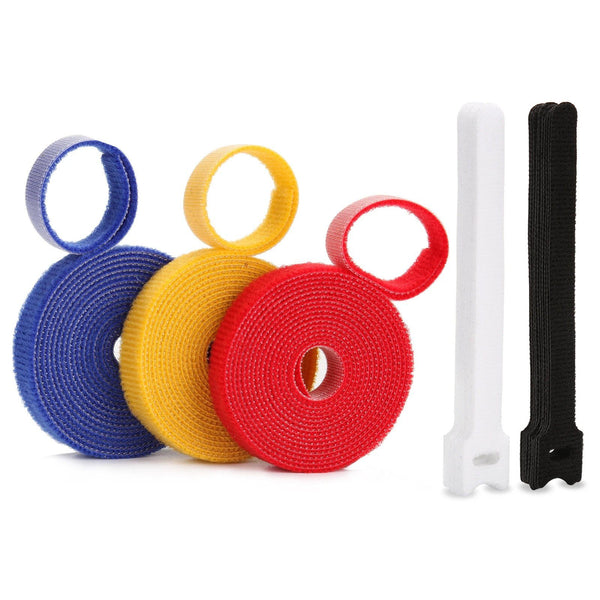 23-Piece: AGPtek Reusable Nylon Fastening Cable Ties Rolls With Cable Straps Organizer Everything Else - DailySale