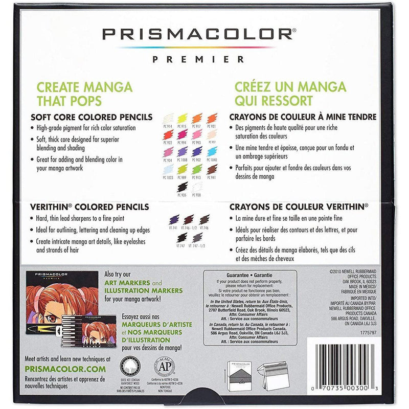 23-Piece: Prismacolor 1774800 Premier Colored Pencils Everything Else - DailySale