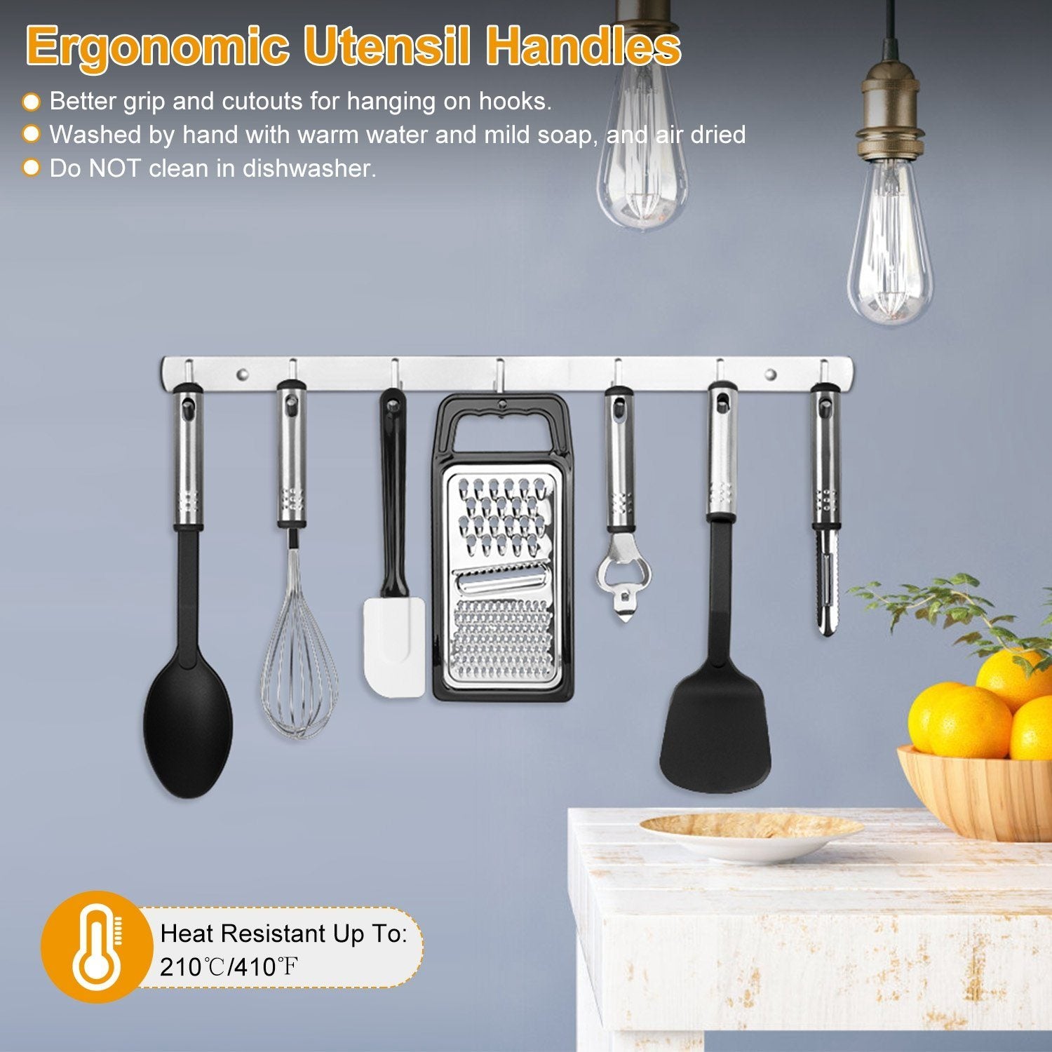 23-Piece Set: Kitchen Utensil Set Stainless Steel Nylon Kitchen & Dining - DailySale