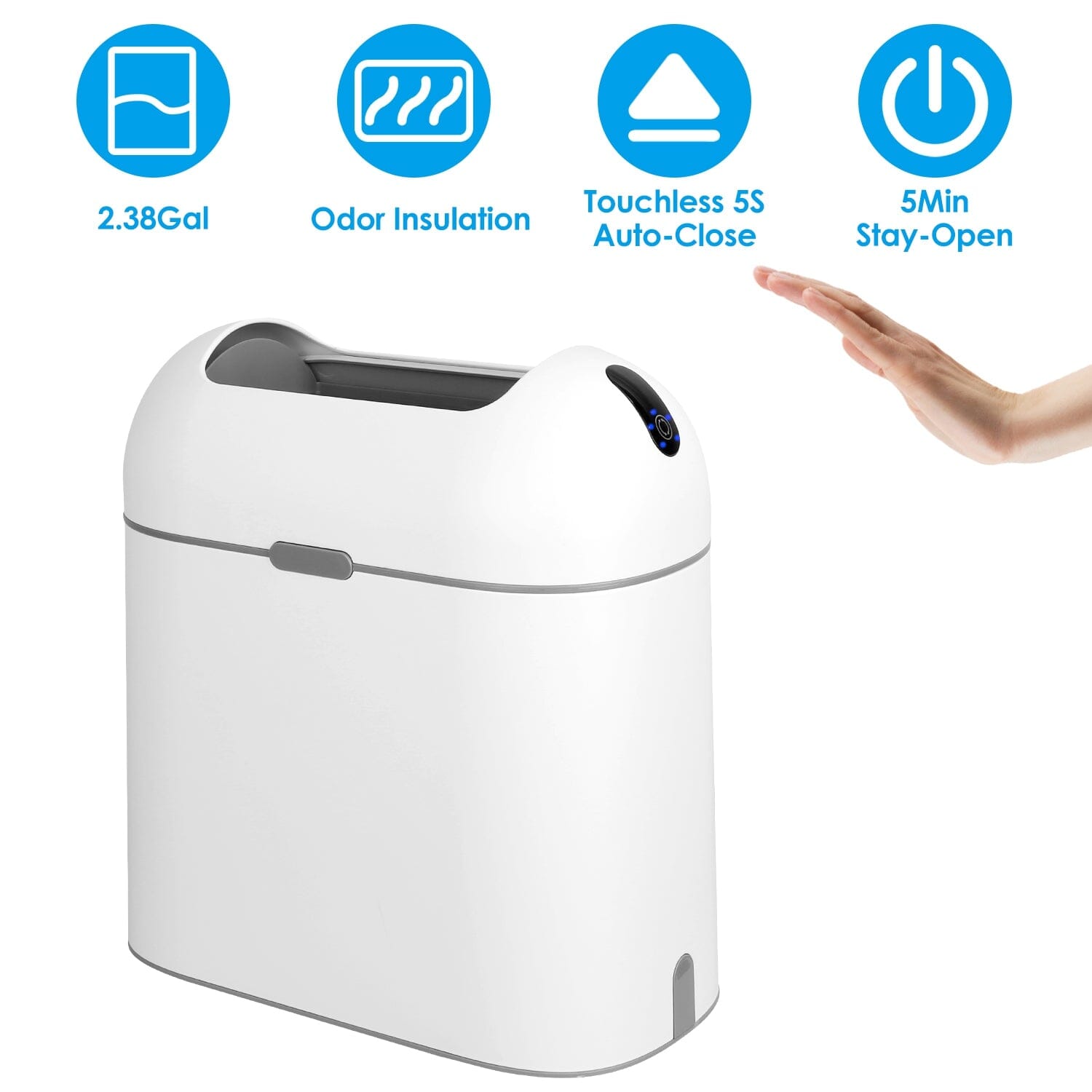 2.38 Gal/9L Automatic Trash Can Everything Else - DailySale