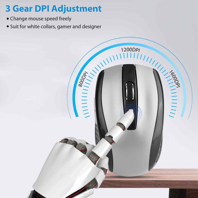 2.4 G Wireless Gaming Mouse Optical Computer Accessories - DailySale
