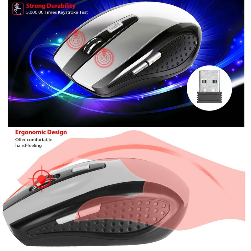 2.4 G Wireless Gaming Mouse Optical Computer Accessories - DailySale