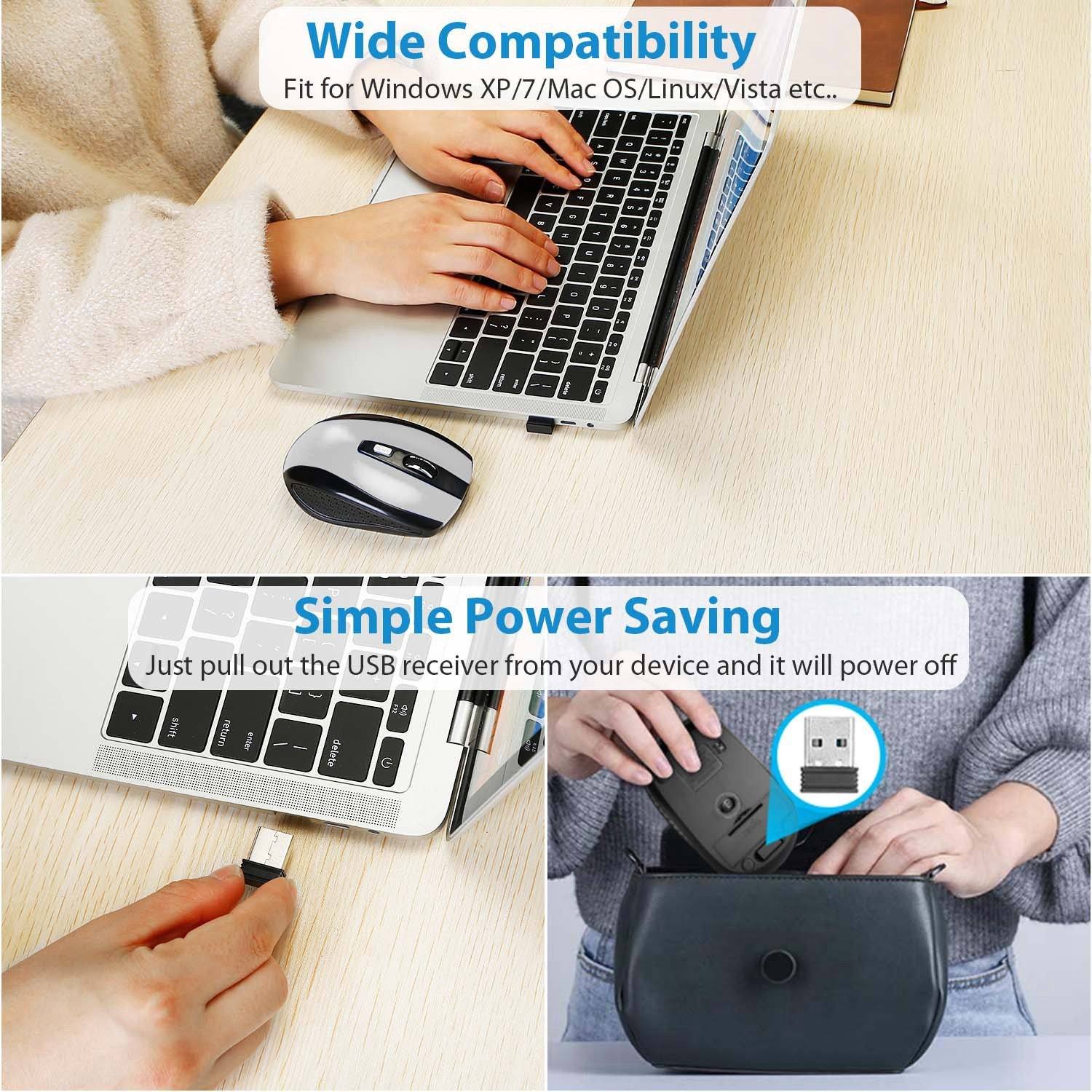 2.4 G Wireless Gaming Mouse Optical Computer Accessories - DailySale