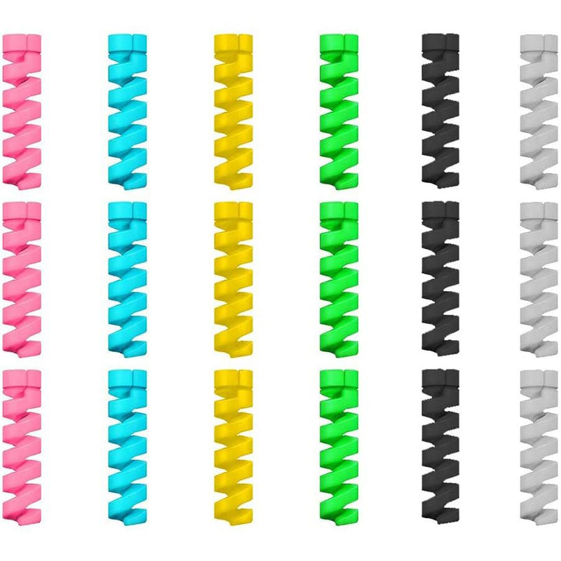 24-Pack: Flexible Silicone Cable Protector Gadgets & Accessories - DailySale