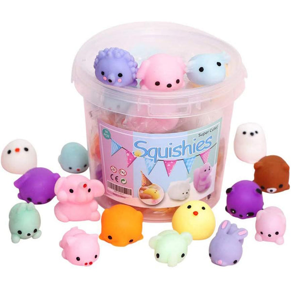 24-Pack: Kids Mochi Squishy Toy with Storage Toys & Games - DailySale