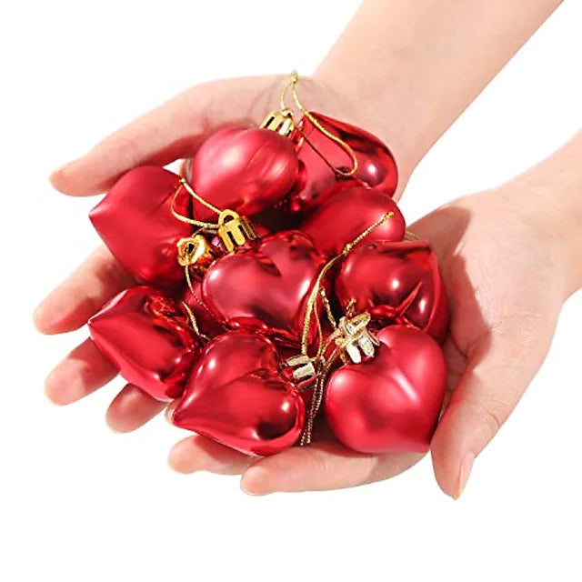 24-Piece: Christmas Tree Garland Decorations Love Colored Ball Holiday Decor & Apparel - DailySale