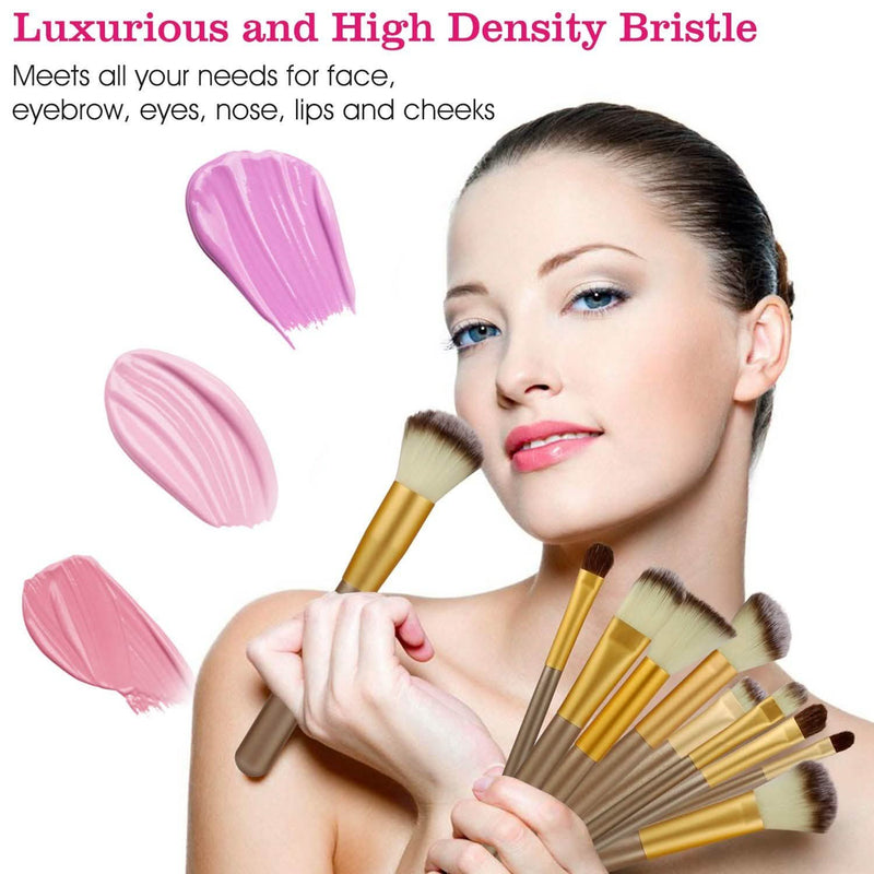24-Piece: Makeup Brushes Set Beauty & Personal Care - DailySale
