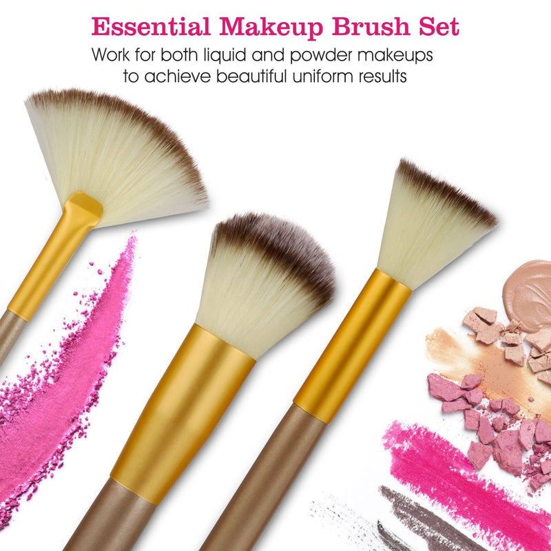 24-Piece: Makeup Brushes Set Beauty & Personal Care - DailySale