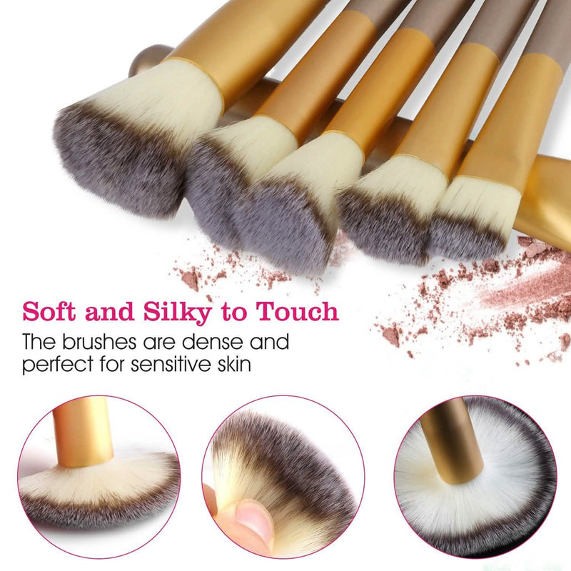 24-Piece: Makeup Brushes Set Beauty & Personal Care - DailySale