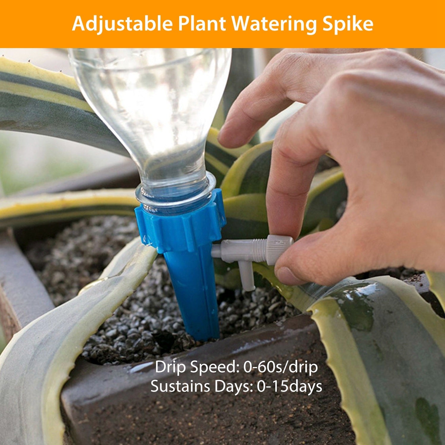 24-Piece: Plant Watering Spikes Self Watering Device Garden & Patio - DailySale