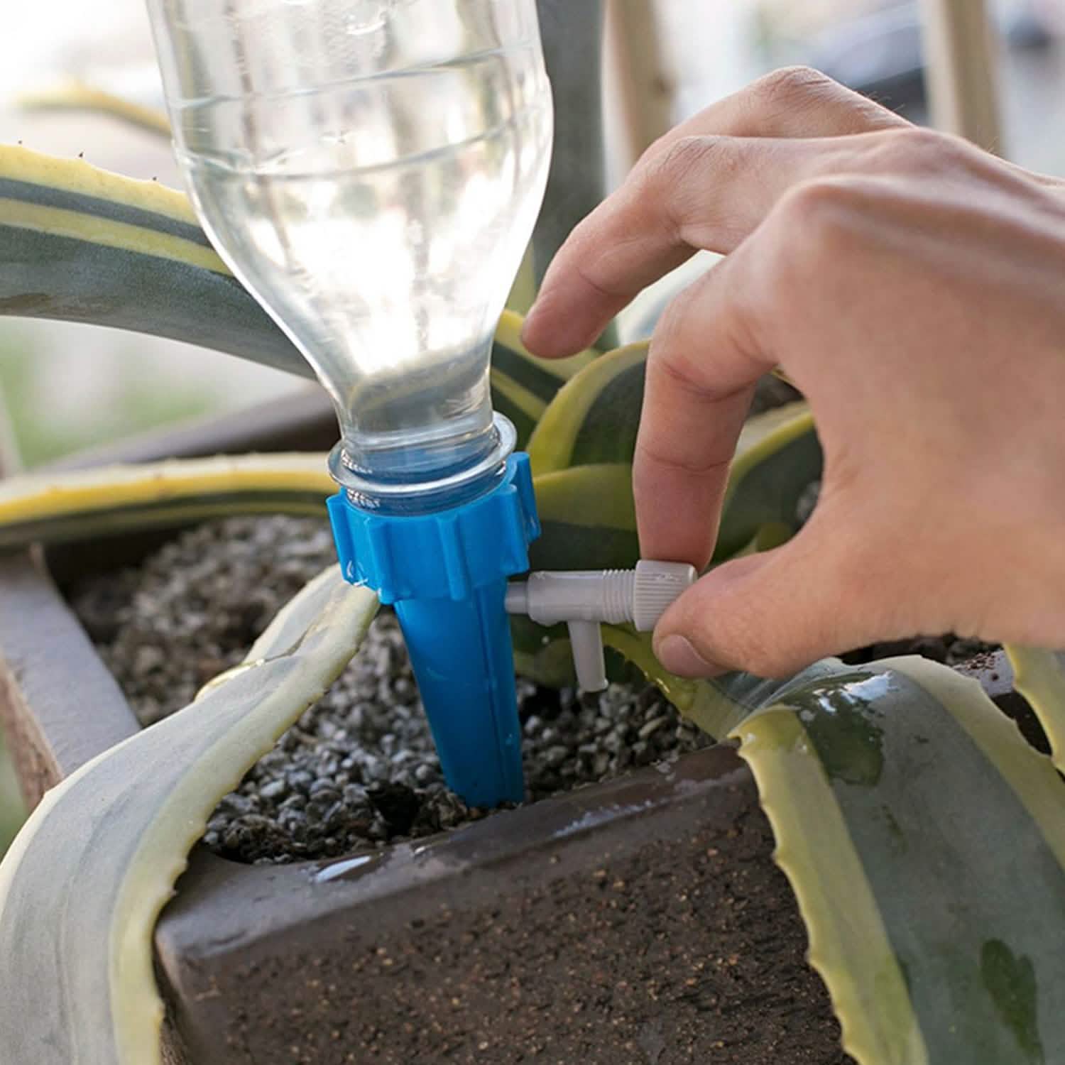automatic plant watering machine iNova 24-Piece Plant Self-Watering Spikes