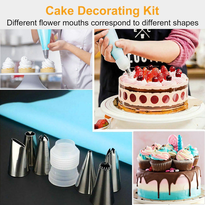 24-Piece: Stainless Steel Cake Decorating Supplies Kit Kitchen & Dining - DailySale