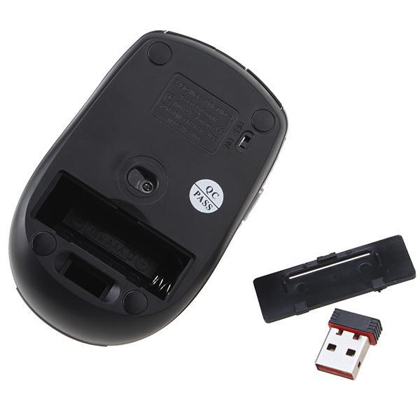 2.4GHz Wireless Optical Mouse USB Receiver Adjustable DPI for PC Laptop Desktop Computer Accessories - DailySale